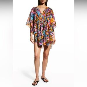 Stella McCartney***Short Floral Coverup Kaftan***Small $598